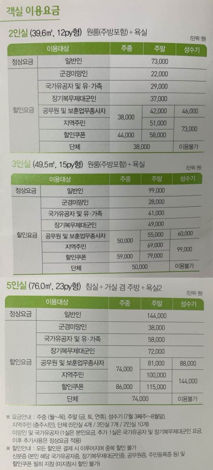 chungju_condo_price {caption: 이용 요금}